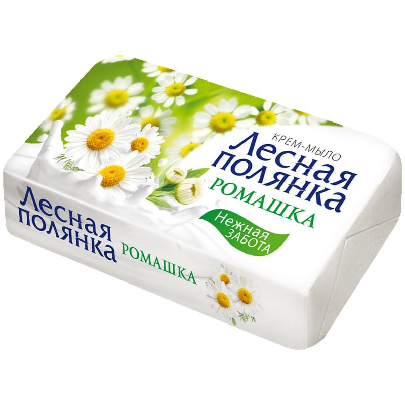 Крем-мыло Лесная полянка Ромашка 90 гр., бумага