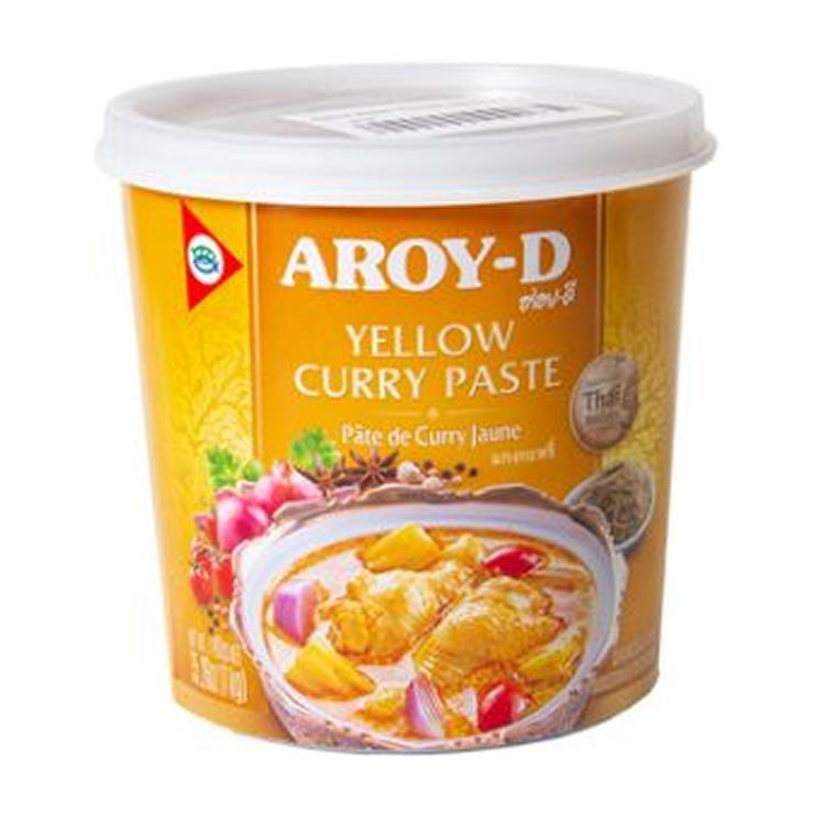 Соус Aroy-D паста карри желтая 400 гр., банка