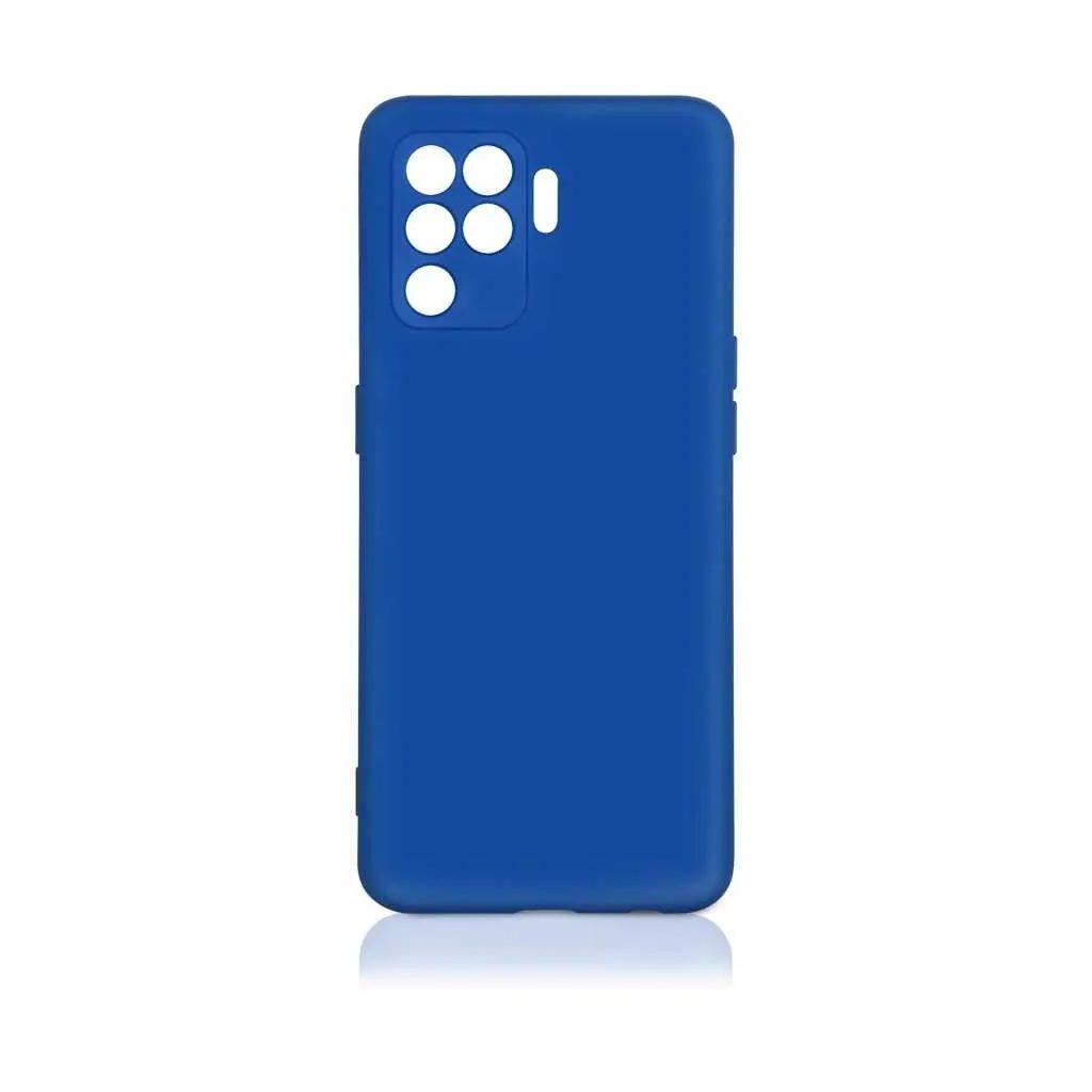 Чехол (клип-кейс) DF oOriginal-11, для Oppo Reno 5 Lite, синий [df ooriginal-11 (blue)]