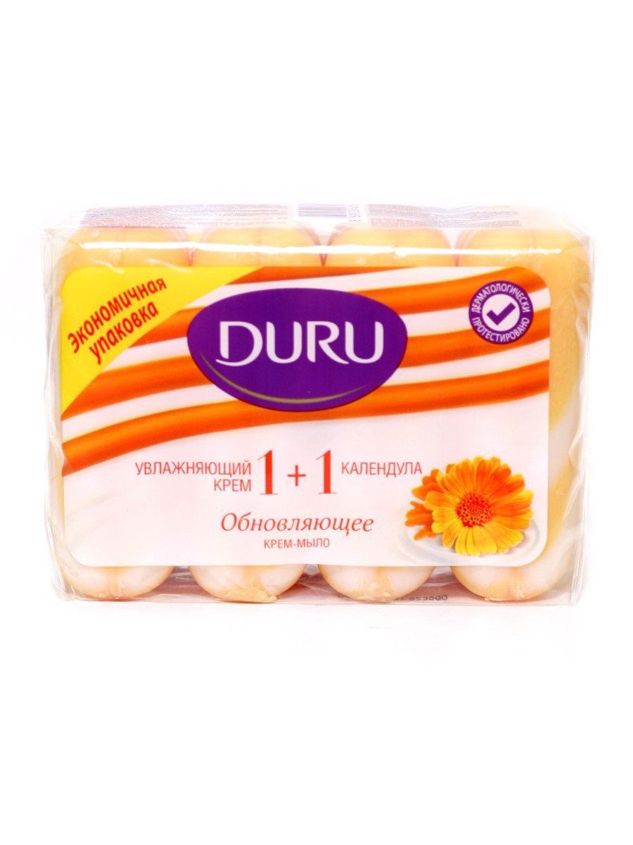 Мыло Duru Календула 4 штуки 80 гр., обертка