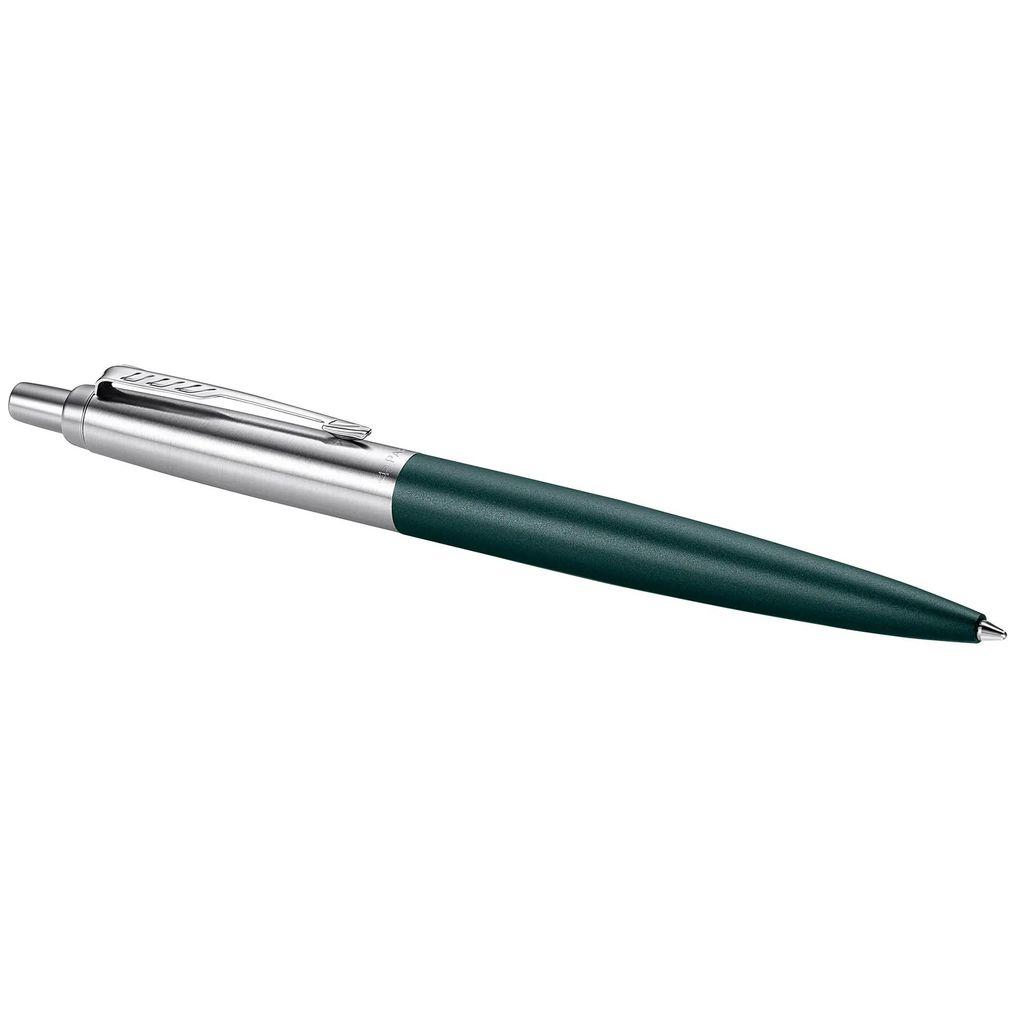 Ручка шариковая PARKER Jotter XL, УТОЛЩЕННЫЙ корпус, зеленый матовый лак, детали из нержавеющей стали, синяя, 2068511