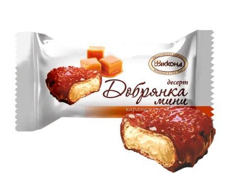 Десерт Акконд Добрянка мини карамелизированное молоко 2,9 кг., картон