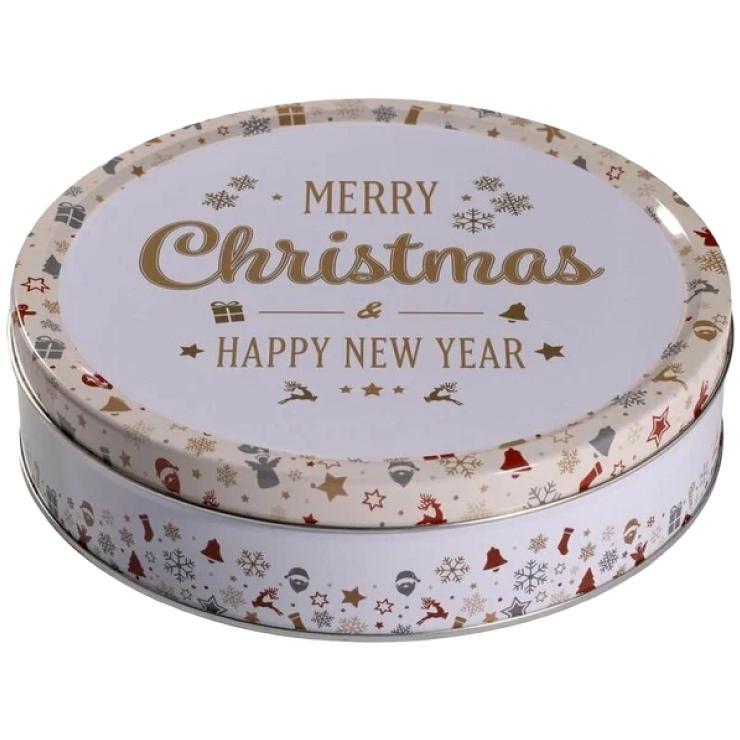 Печенье HUAMEI датское MERRY CHRISTMAS /жесть/ 340г*12