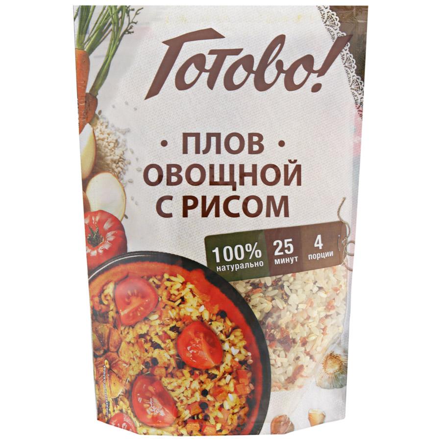 Плов Готово! овощной с рисом 250 гр., дой-пак