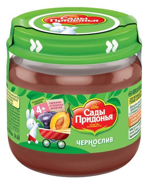 Пюре Чернослив Сады Придонья, 80 гр., стекло
