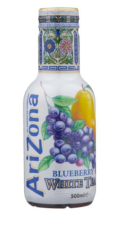 Чай холодный Arizona Blueberry White Tea белый черничный 500 мл., ПЭТ
