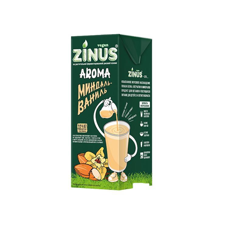 Напиток растительный ZINUS Aroma миндаль-ваниль 1 л., тетра-пак