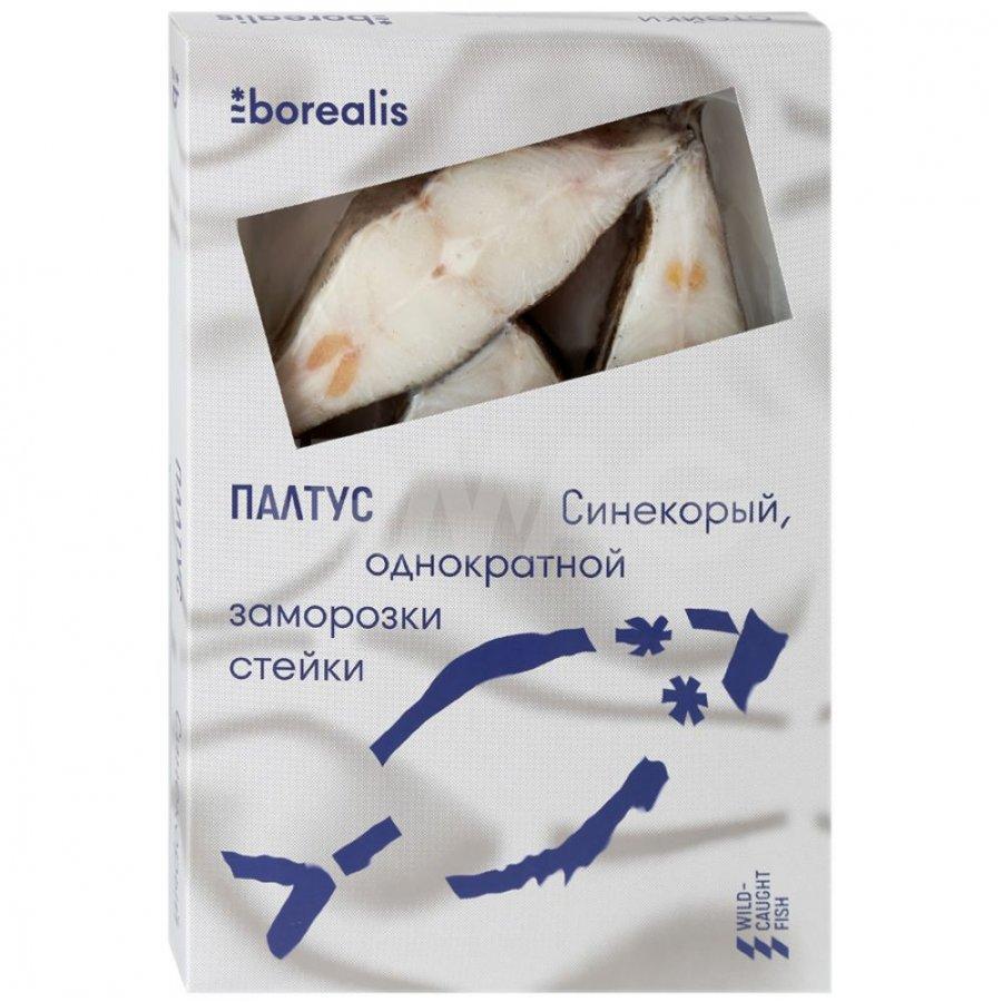 Палтус Borealis стейк с/м 400 гр., картон