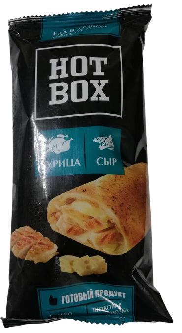 Готовое изделие, колбаса/сыр, Hot Box, 100 гр., флоу-пак