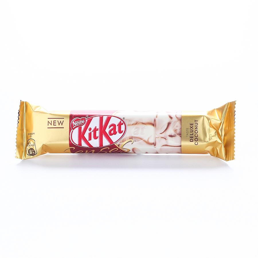 Батончик вафельный Kit kat Senses Gold 40 гр., флоу-пак