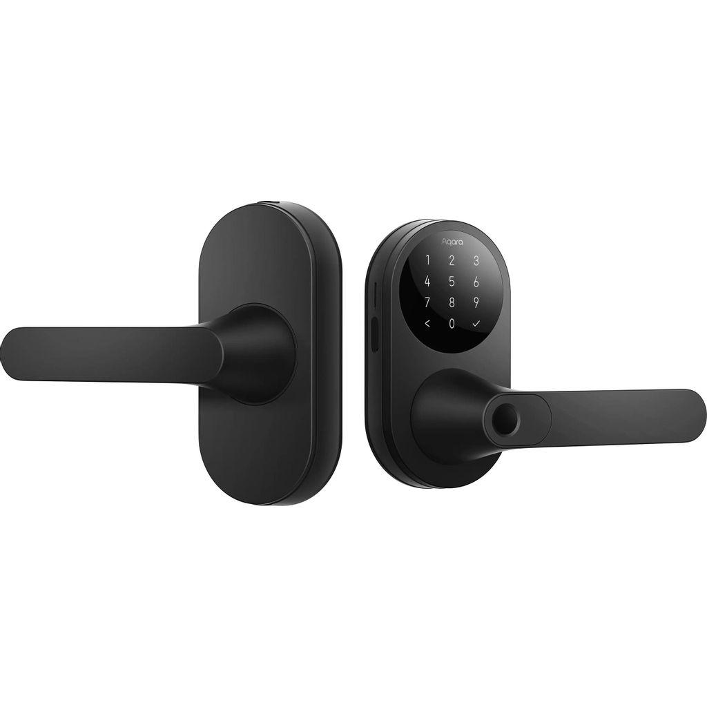 Умный замок AQARA Smart Door Lock U300, накладной, черный