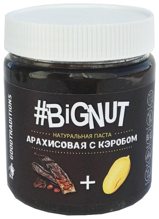 Арахисовая паста GOODTRADITIONS #BIGNUT с кэробом 300 гр., ПЭТ