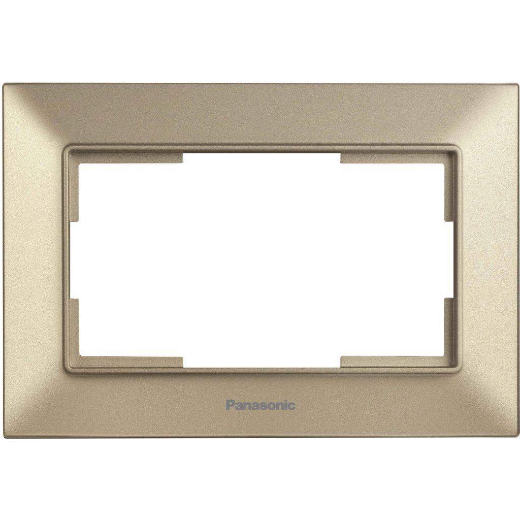 Рамка Panasonic (WNTF08092BR-RU) декоративная 1шт пластик бронзовый