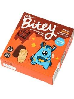 Печенье Take a Bitey с глазурью Шоколад 125 гр., картон