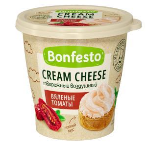 Сыр Bonfesto Cream Cheese творожный воздушный вяленые томаты 65% 125 гр., ПЭТ
