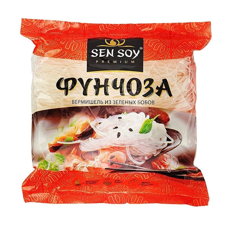 Вермишель из зеленых бобов Sen Soy фунчоза 100 гр., флоу-пак