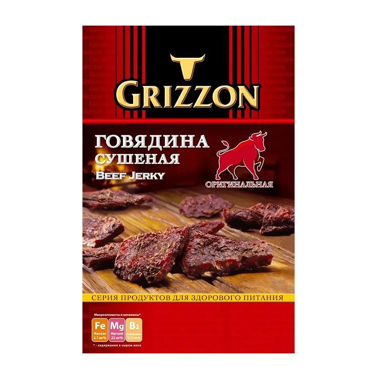 Говядина Grizzon сушеная 36 гр., флоу-пак