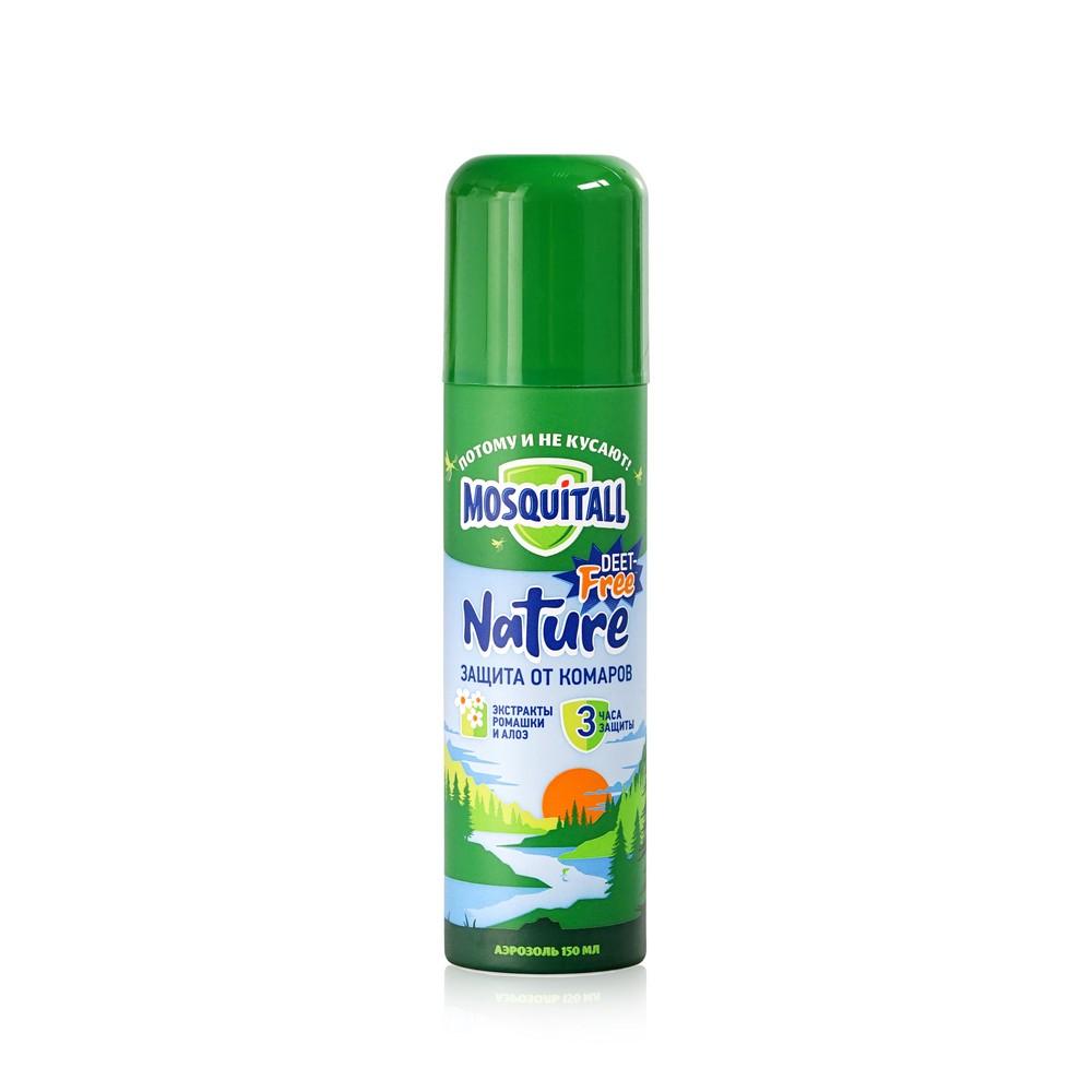 Аэрозоль от комаров Mosquitall Nature, 150 мл., аэрозольная упаковка