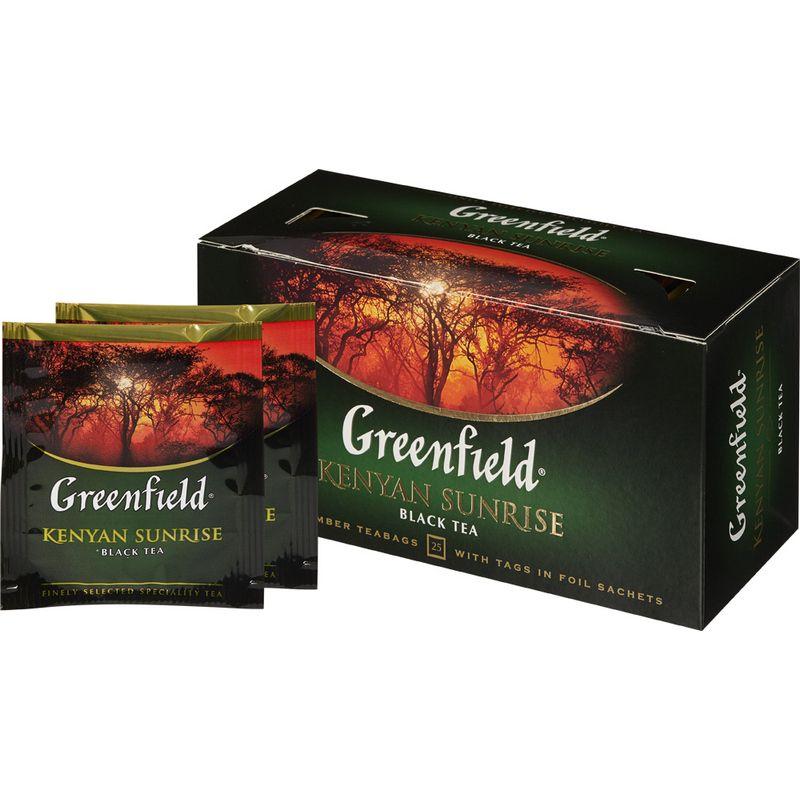 Чай Greenfield Kenyan Sunrise, 50 гр., картон
