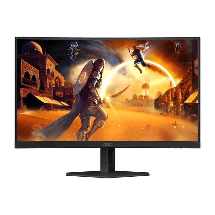 Монитор AOC Gaming C27G4ZE, 1920x1080, VA, 280Гц, 1хHDMI, 1хDP изогнутый черный/красный и черный 4,98 кг., картон