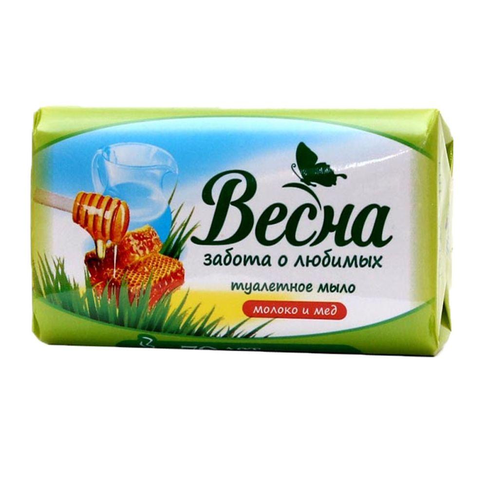Крем-мыло Весна Молоко и мед 90 гр., бумага