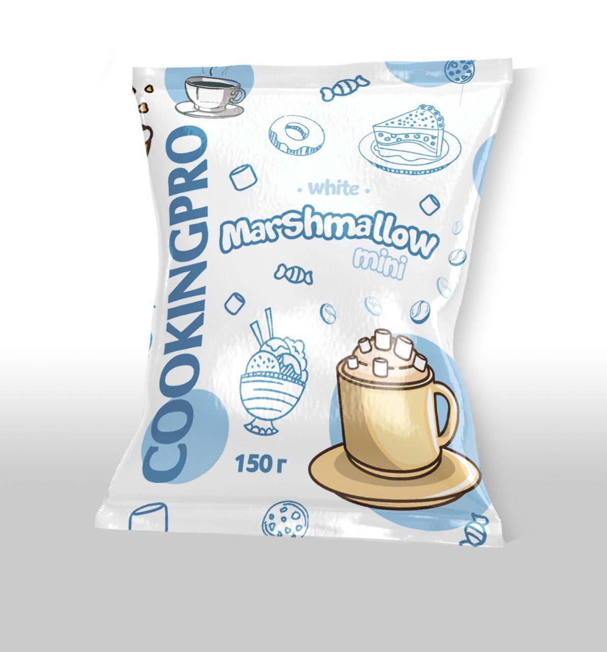 Маршмеллоу COOKINGPRO ваниль 150 гр., флоу-пак