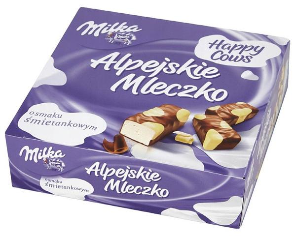 Конфеты шоколадные Milka Alpejskie Mleczko Happy Cows 330 гр., картон