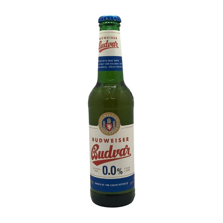 Пиво безалкогольное Budweiser Budvar светлое фильтрованное пастеризованное Чехия 330 мл., стекло