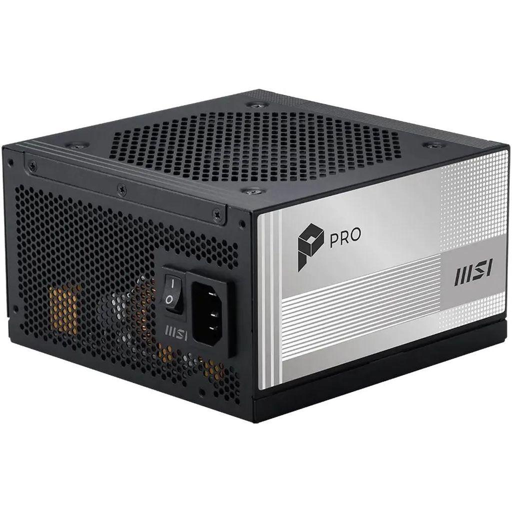 Блок питания MSI Pro A1000PL, 1000Вт, 80 PLUS PLATINUM, 120мм, черный, retail [306-7zplx11-hd8]