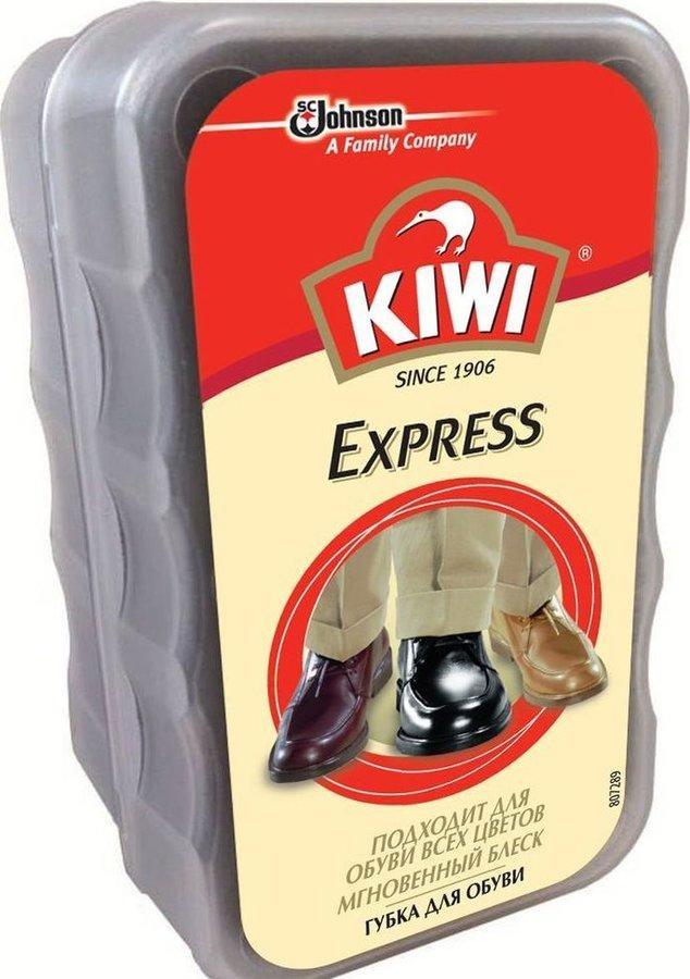 Экспресс губка без дозатора бесцветная KIWI 70 гр., ПЭТ