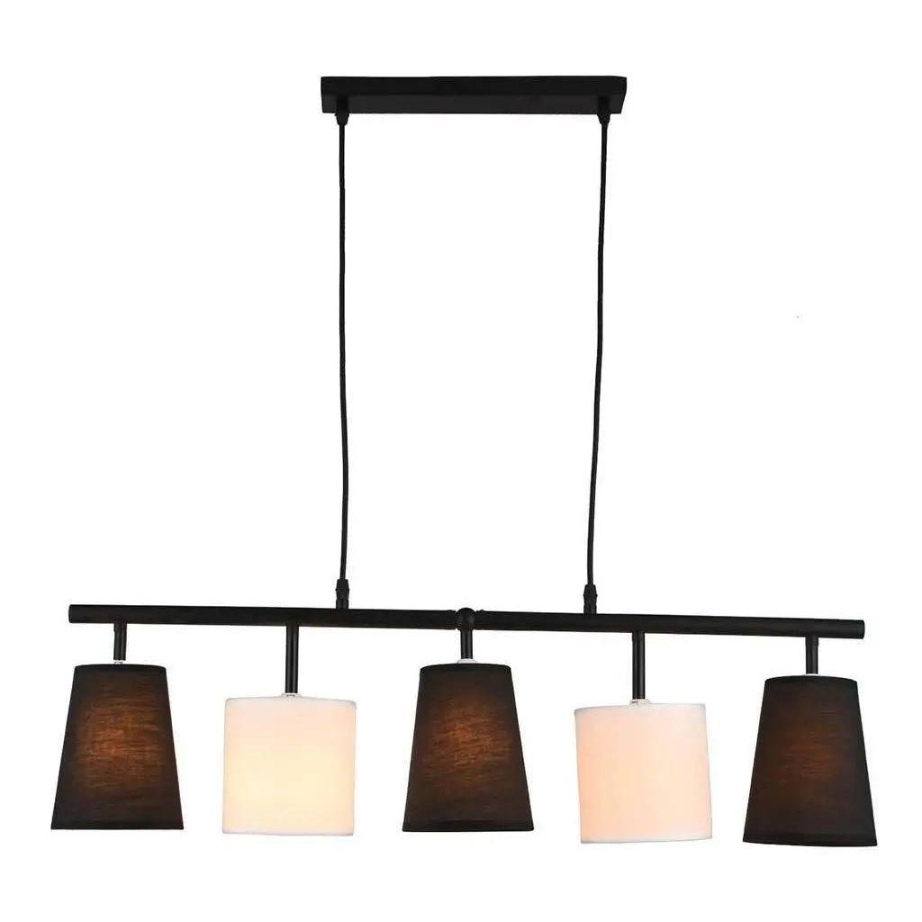 Светильник HIPER Dark&White H039-5, 5 х 60 Вт, шоколадный/белый