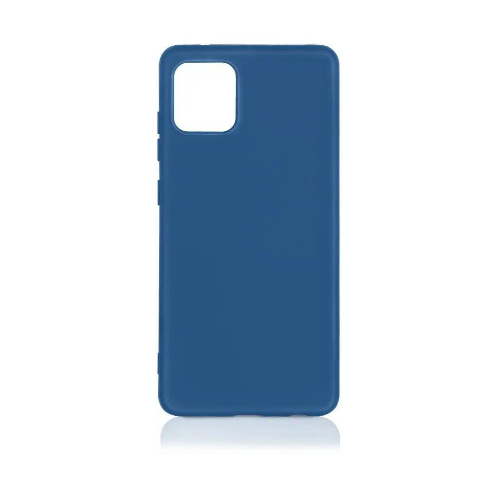 Чехол (клип-кейс) DF sOriginal-34, для Samsung Galaxy A03, противоударный, синий