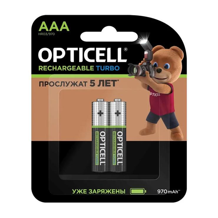 Аккумуляторы Opticell ААА 2 штуки, блистер