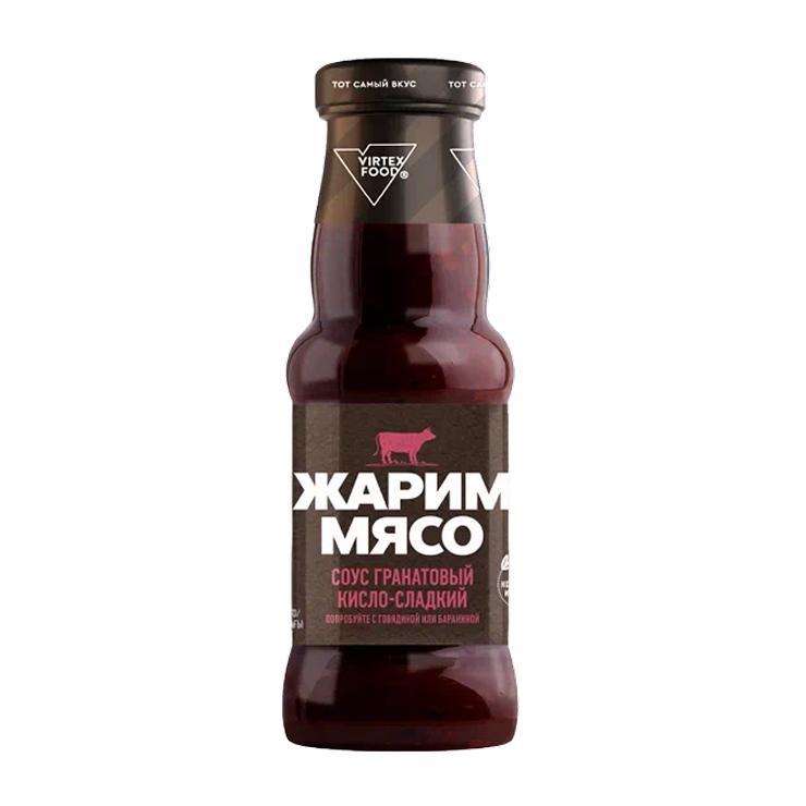 Соус Жарим мясо гранатовый кисло сладкий 295 гр., стекло