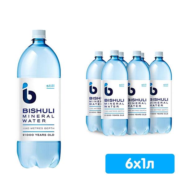 Вода негазированная Bishuli лечебно-столовая 1 л., ПЭТ