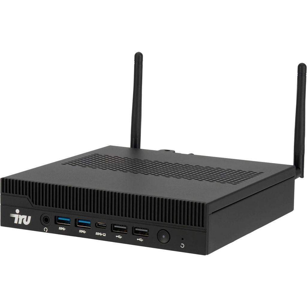 Неттоп iRU Tactio 310H6ITF Intel Core i3 12100, DDR5 8ГБ, 256ГБ SSD, Intel UHD Graphics 730, без операционной системы, черный [2164456]