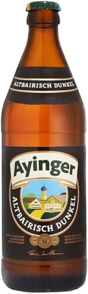 Пиво Ayinger Altbairisch Dunkell темное фильтрованное 5% 500 мл., стекло