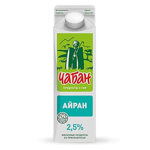 Айран Чабан 2,5%, 900 гр., пюр-пак