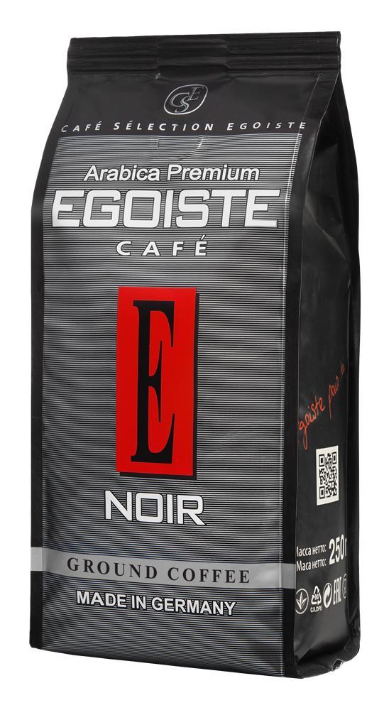 Кофе молотый Egoiste Noir 250 гр., дой-пак