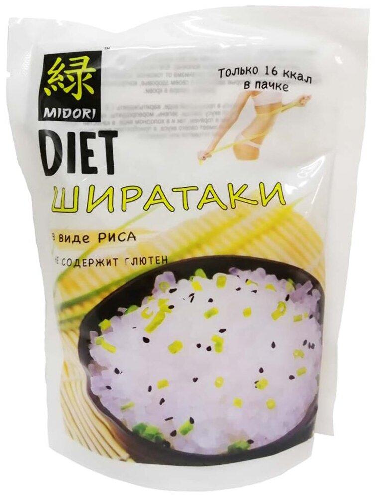 Лапша Midori Ширатаки в виде риса, 200 гр., дой-пак