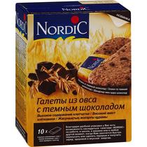 Галеты Nordic из овса с шоколадом, 300 гр., картон
