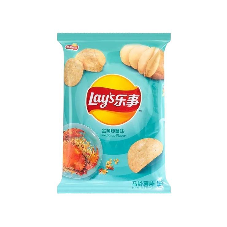 Чипсы Lay's Fried crab жареный краб 70 гр., флоу-пак