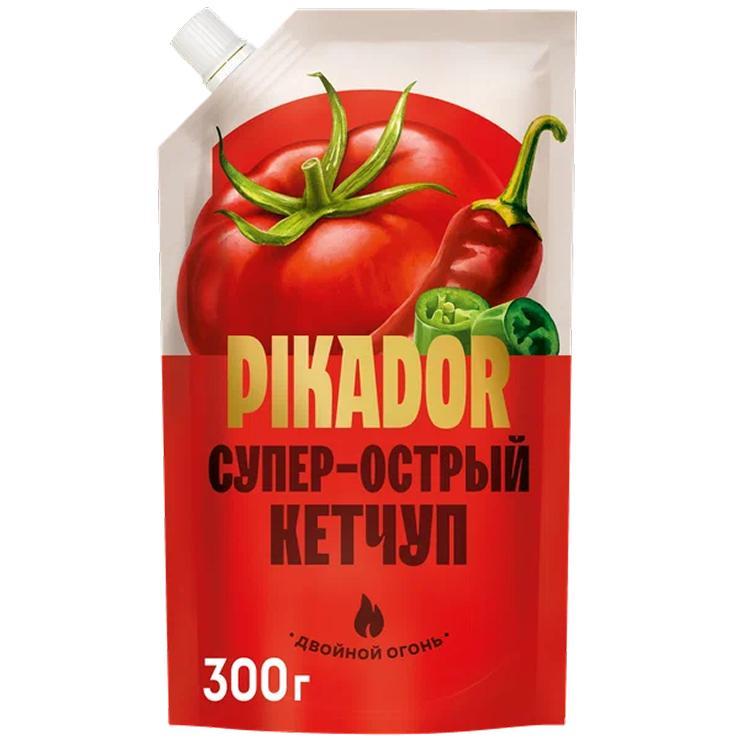 Кетчуп Pikador супер острый 300 гр., дой-пак