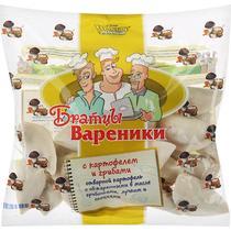 Вареники Братцы Вареники с картофелем и грибами 350 гр., флоу-пак
