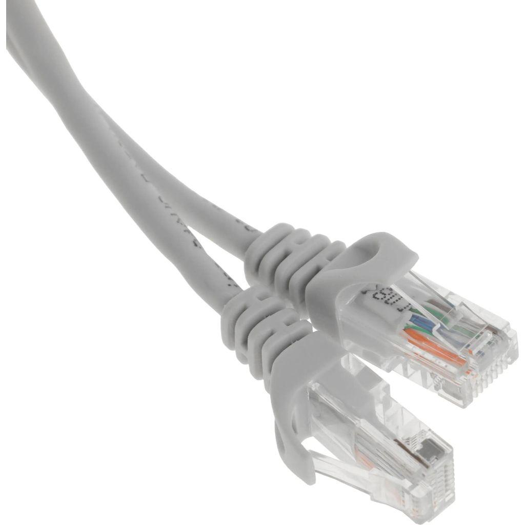 Патч-корд ITK вилка RJ-45, вилка RJ-45, кат.5E, ПВХ, 1м, серый [pc01-c5eu-1m]