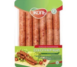Колбаски Эколь охотничьи халяль 300 гр., в/у