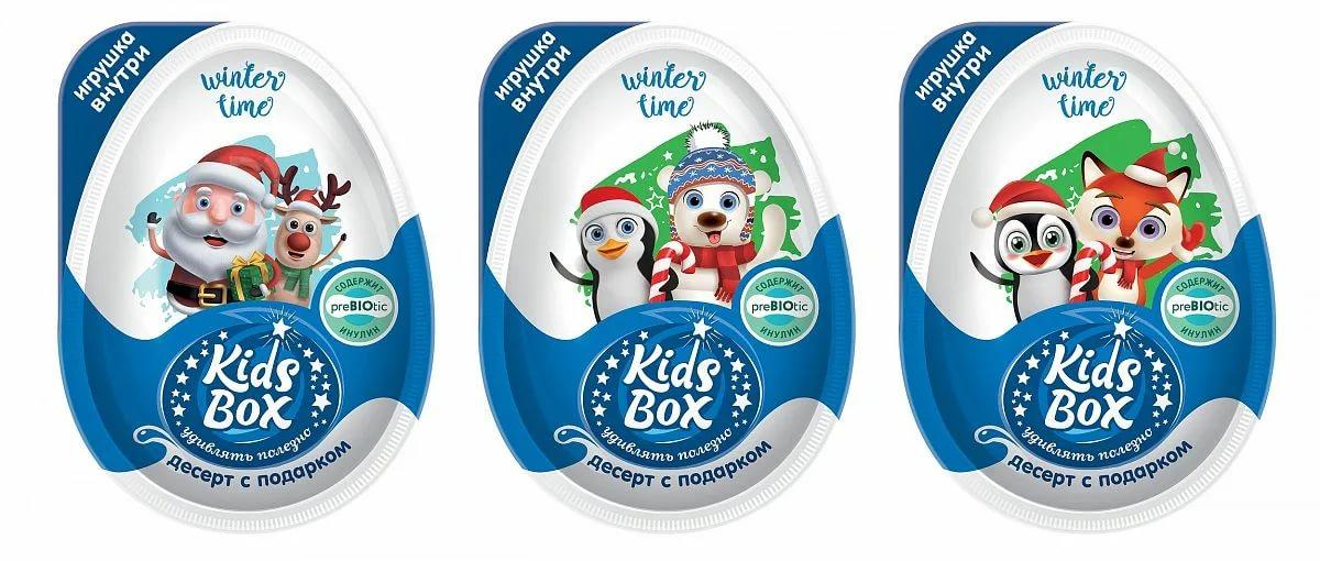 Десерт Конфитрейд Kids Box Зимнее Время НГ с подарком, 20 гр., ПЭТ