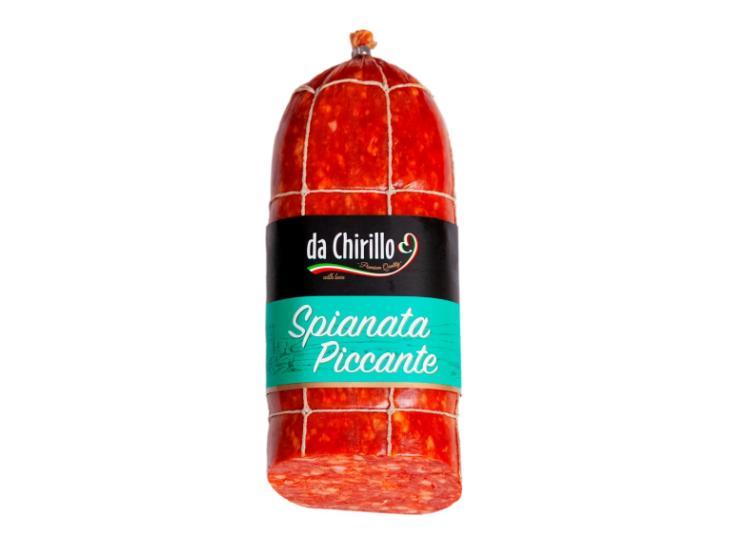 Колбаса сыровяленая Da Chirillo спьяната пикантэ полусухая 2 кг., в/у