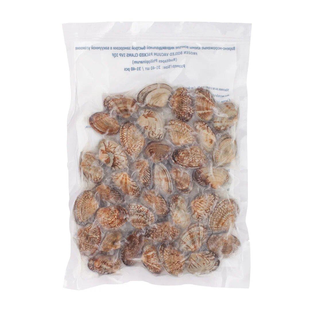 Вонголе Dandong Hailong Foodstuff Co. клемы в/м 500 гр., вакуум