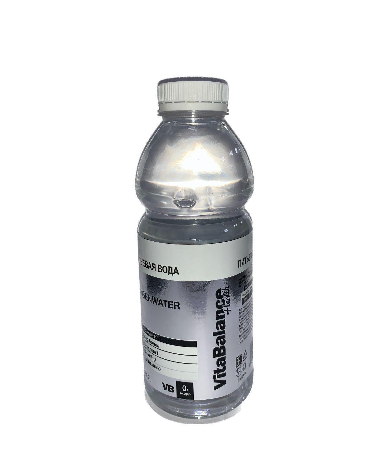 Вода негазированная VitaBalance Oxygenwater 600 мл., ПЭТ